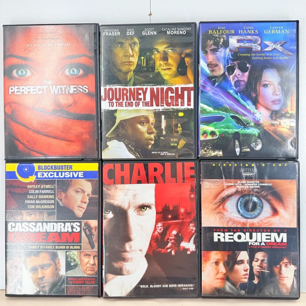 Requiem for a Dream Director’s Cut DVD Lot 6 Crime Thriller